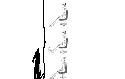 坐在办公室怎么瘦腿，4个动作让白领坐着就轻松瘦腿 瘦腿 第7张