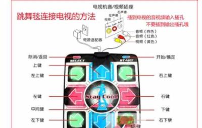 跳舞毯怎么连接电视 减肥 第2张